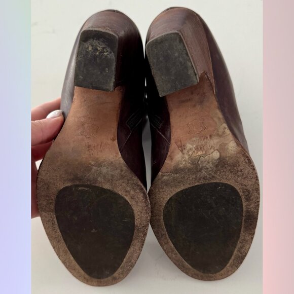 Stuart Weitzman “Demigran” Espresso Leather Booties – Size 7 - Picture 9 of 12